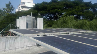 Keeping the school clean with solar pumps