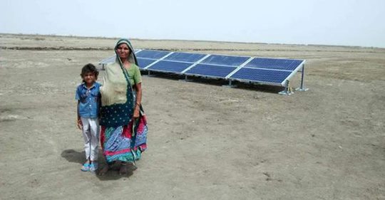 Solar Pumps for Salt Farming