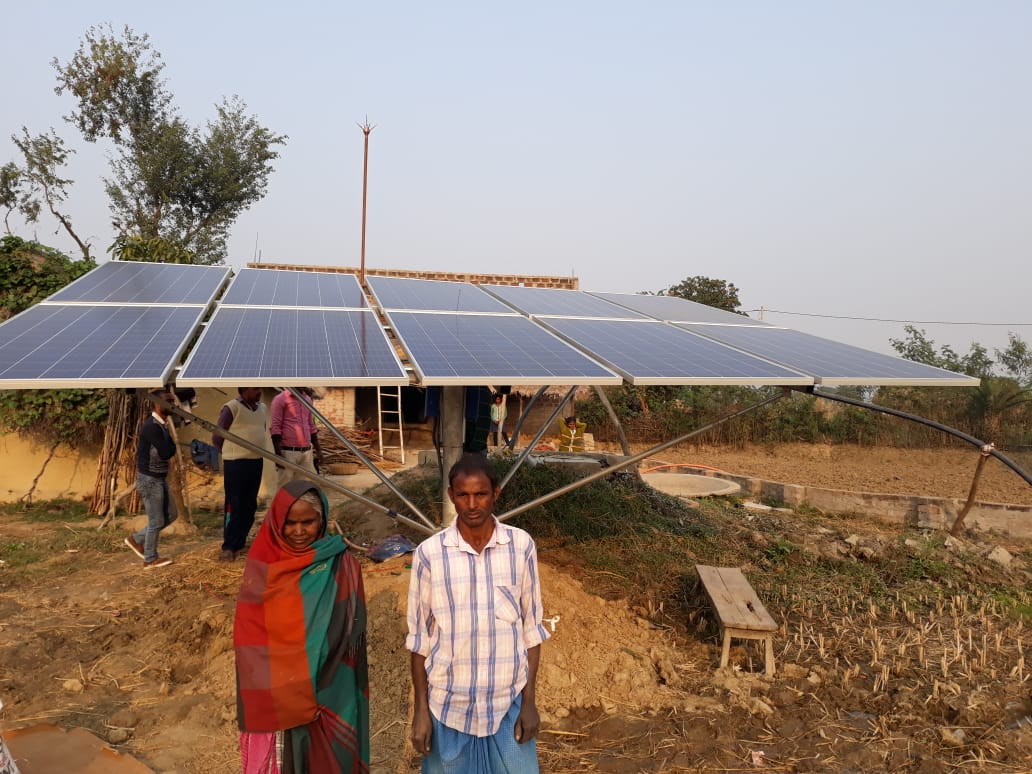 3HP Rotosol Solar Pump @ Dasrathi Village, Bihar