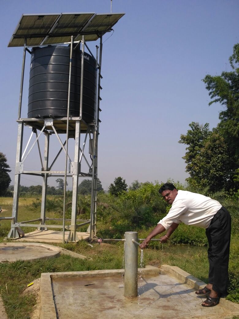 Drinking Water Dual Solar Pumping System @ Sundargarh, Odisha