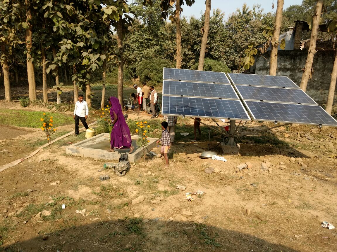 2HP Rotosol Solar Surface Pump @ Manakpur, UP